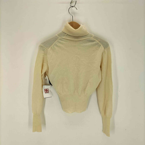 ヴィヴィアンウエストウッドレッドレーベル Vivienne Westwood RED LABEL イタリア製 オーブロゴ刺繍 タートルネックリブニット レディース JPN:M