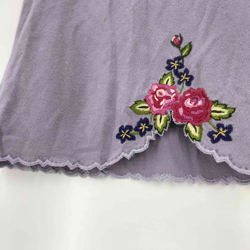 ケイタマルヤマ KEITA MARUYAMA アンゴラ混 花刺繍ニットスカート レディース JPN:1