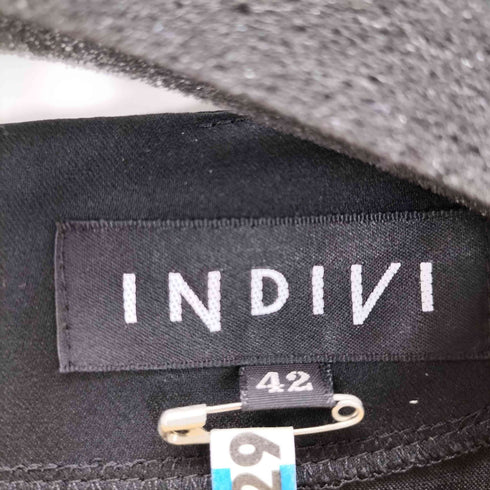 インディヴィ INDIVI 切り替えデザインワンピース レディース JPN:42