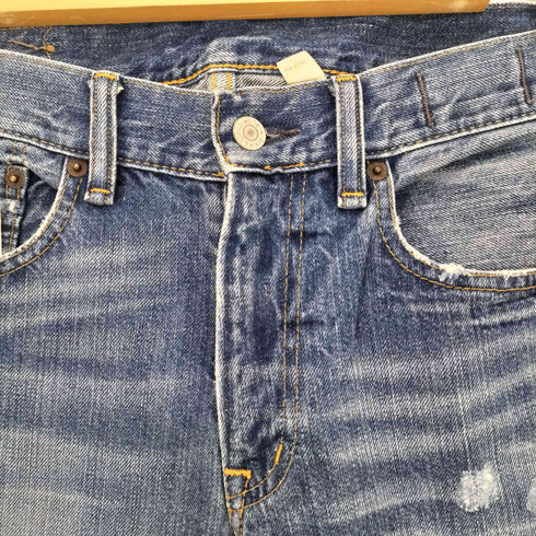 デニムアンドサプライ ラルフローレン DENIM & SUPPLY RALPH LAUREN SLIM FIT リメイク パッチワーク ローライズ デニム メンズ 31/32