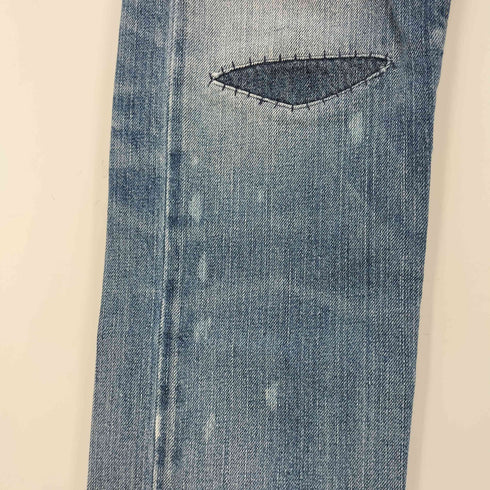 デニムアンドサプライ ラルフローレン DENIM & SUPPLY RALPH LAUREN SLIM FIT リメイク パッチワーク ローライズ デニム メンズ 31/32
