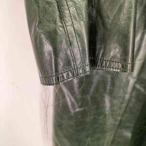 コスチュームナショナルオム CoSTUME NATIONAL HOMME 本革スタンドカラーレザーコート メンズ 46