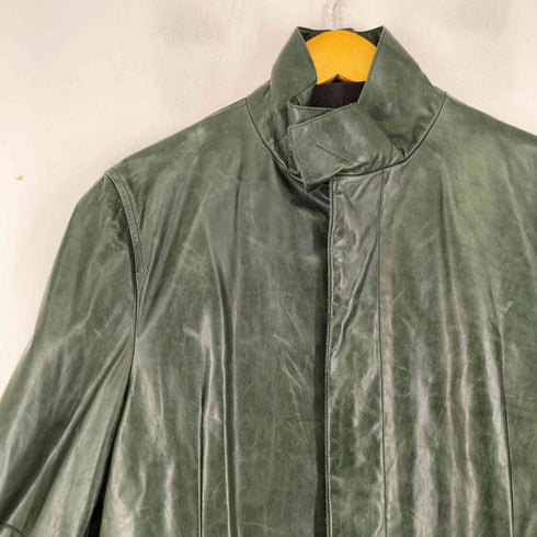 コスチュームナショナルオム CoSTUME NATIONAL HOMME 本革スタンドカラーレザーコート メンズ 46