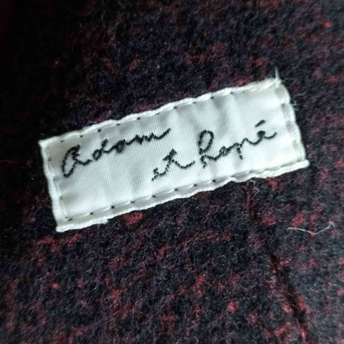 アダムエロペ Adam et Rope ウール混ダブルブレストコート メンズ 40