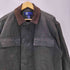 SIGTAC 90-00S Moss Green Duck Work Jacket 裏地フリース 襟スエード ダック地 コットン ワーク ジャケット モスグリーン ビックサイズ メンズ import:M
