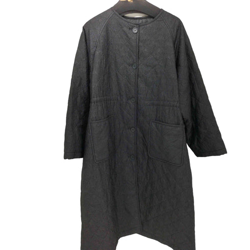 フリークスストア FREAKS STORE 24AW フクレジャガード キルトコート ノーカラーコート レディース FREE