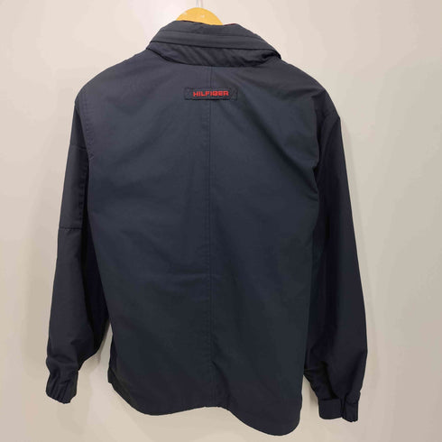 トミーヒルフィガー TOMMY HILFIGER ロゴワンポイント刺繍 ダブルジップ ナイロン ブルゾン メンズ import:S
