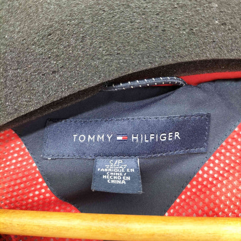 トミーヒルフィガー TOMMY HILFIGER ロゴワンポイント刺繍 ダブルジップ ナイロン ブルゾン メンズ import:S