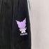 ベロア調 キャラクター刺繍サイドラインパンツ Y2K レディース JPN:M