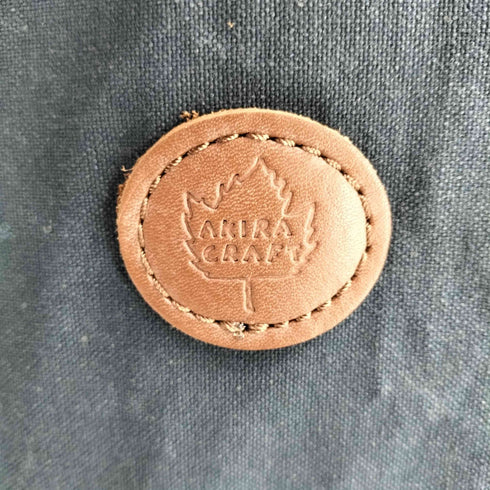 AKIRA CRAFT レザー切替 ダック地 ワーク ベスト メンズ