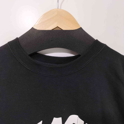 BLACK SRDERTH 発泡プリント クルーネックスウェット メンズ JPN:XXL