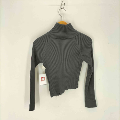 マーキュリーデュオ MERCURYDUO ハイツイストアシメZIPニット レディース FREE