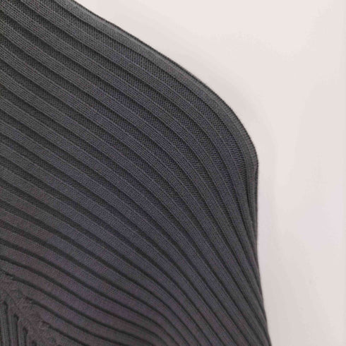 マーキュリーデュオ MERCURYDUO ハイツイストアシメZIPニット レディース FREE