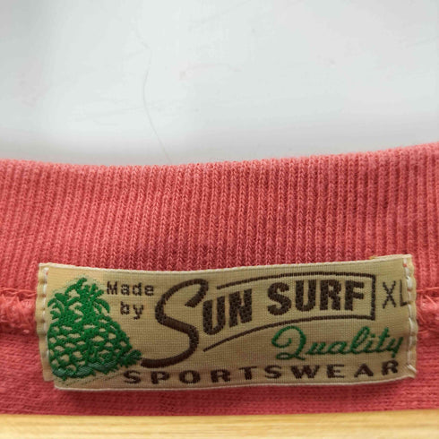サンサーフ SUN SURF SPORT WEAR U OF H RAINBOES SLUBYARN FOOTBALL TEE スラブヤーン フットボール ナンバリング 76 カレッジ L/S カットソー ロンT ビックサイズ メンズ import:XL