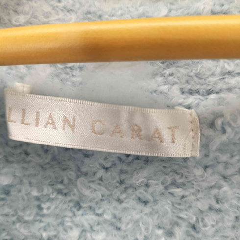 リリアンカラット LILLIAN CARAT パールリボンシャギーニットカーディガン レディース JPN:2