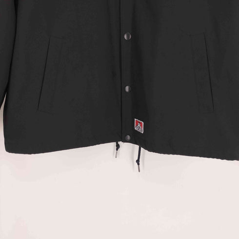 ベンデイビス BEN DAVIS ロゴ パッチ ドローコード シェル コーチ ジャケット メンズ import:L