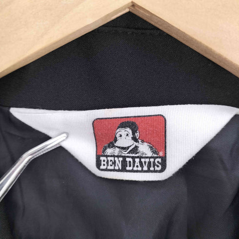 ベンデイビス BEN DAVIS ロゴ パッチ ドローコード シェル コーチ ジャケット メンズ import:L