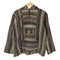 Indian Raster Short Baja hoodie Mexican Parka インド綿 コットン 総柄 ネイティブ ラスター メキシカン スキッパー アノラック ショート フーディー パーカー 短丈 メンズ import:M