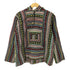 Indian Raster Short Baja hoodie Mexican Parka インド綿 コットン 総柄 ネイティブ ラスター メキシカン スキッパー アノラック ショート フーディー パーカー 短丈 メンズ import:M