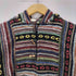 Indian Raster Short Baja hoodie Mexican Parka インド綿 コットン 総柄 ネイティブ ラスター メキシカン スキッパー アノラック ショート フーディー パーカー 短丈 メンズ import:M
