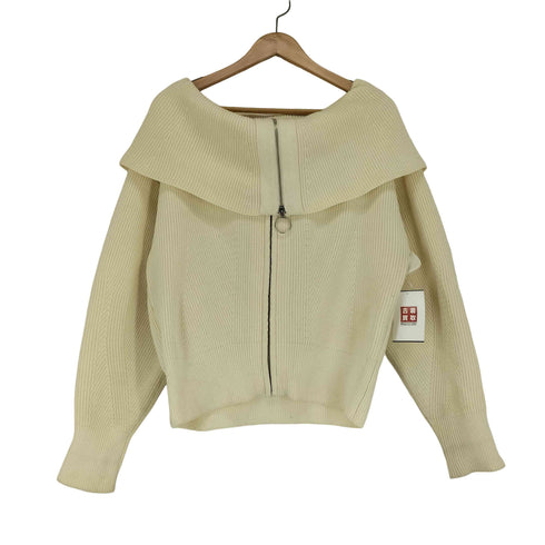 エミ emmi ジップ付ニットカーディガン レディース ONE SIZE