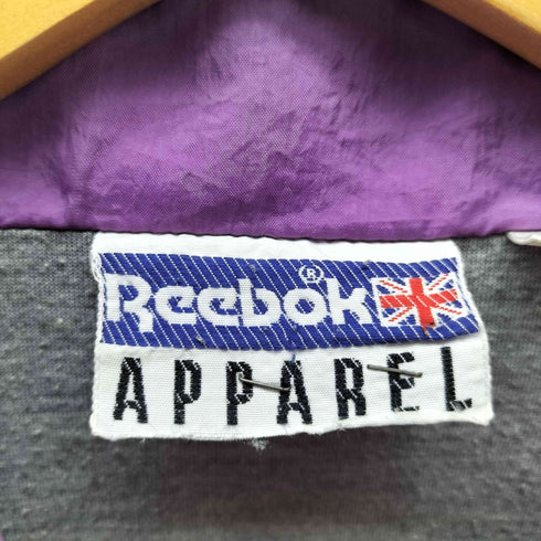リーボック Reebok APPAREL 90S Nylon Jacket ユニオンジャック 刺繍 タグ マルチカラー スイッチング ナイロン ジャケット ブルゾン メンズ import:M