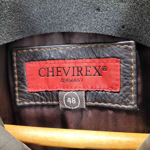 CHEVIREX 本革 レザージャケット メンズ JPN:48