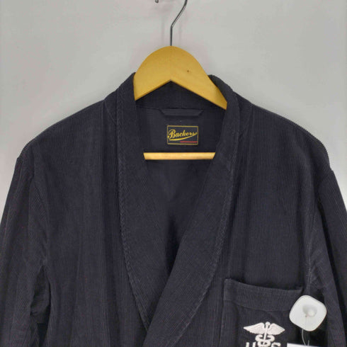 バッカーズ Backers カドゥケウス US 刺繍 ショールカラー 細畝 コーデュロイ コート メンズ