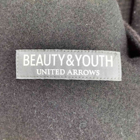 ビューティーアンドユースユナイテッドアローズ BEAUTY & YOUTH UNITED ARROWS 千鳥柄 ウールステンカラーコート メンズ JPN:L