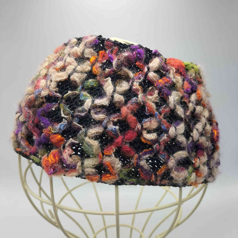 カシラ CA4LA マルチカラー ローゲージ ネップ ニット ターバン ヘアバンド レディース