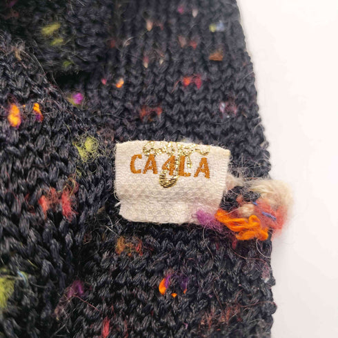 カシラ CA4LA マルチカラー ローゲージ ネップ ニット ターバン ヘアバンド レディース