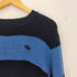 アバクロンビーアンドフィッチ Abercrombie & Fitch ロゴ刺繍 ボーダー ニット メンズ import:M