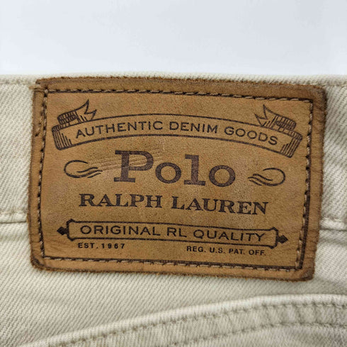 ポロラルフローレン POLO RALPH LAUREN 5ポケット スリム ストレート カラー デニム パンツ メンズ 34×30