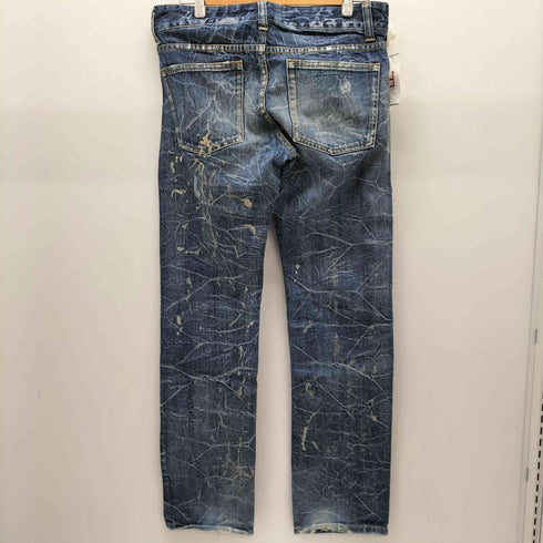 DENIM EXCHANGE Y2K ラメ加工 ケイミカルストレートデニム メンズ JPN:L