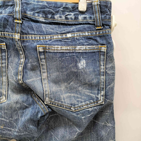 DENIM EXCHANGE Y2K ラメ加工 ケイミカルストレートデニム メンズ JPN:L