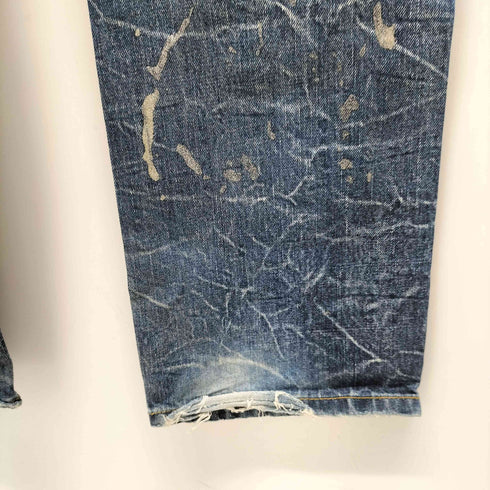 DENIM EXCHANGE Y2K ラメ加工 ケイミカルストレートデニム メンズ JPN:L