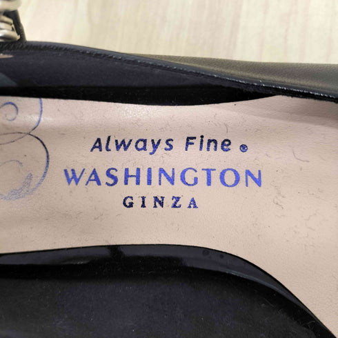 ギンザワシントン 銀座ワシントン GINZA washington レザーストラップパンプス レディース 23 1/2
