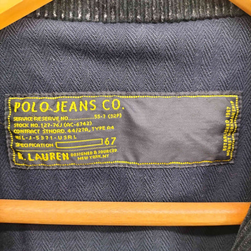 ポロジーンズカンパニーラルフローレン POLO JEANS COMPANY RALPH LAUREN 90-00S ハンティングポケット 太畝コーデュロイ テーラードジャケット ハンティングジャケット メンズ