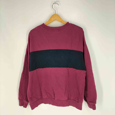 フレッドペリー FRED PERRY 別注 ロゴ切り替えスウェットクルー メンズ import:M