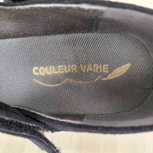 COULEUR VARIE スエード ストラップパンプス レディース JPN:23.5