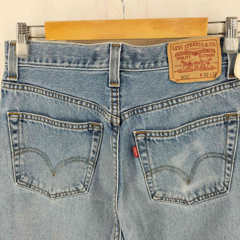 リーバイス Levis コロンビア製 ボタン裏刻印4051 紙パッチ 505 REGULAR FIT JEANS メンズ W32 L32