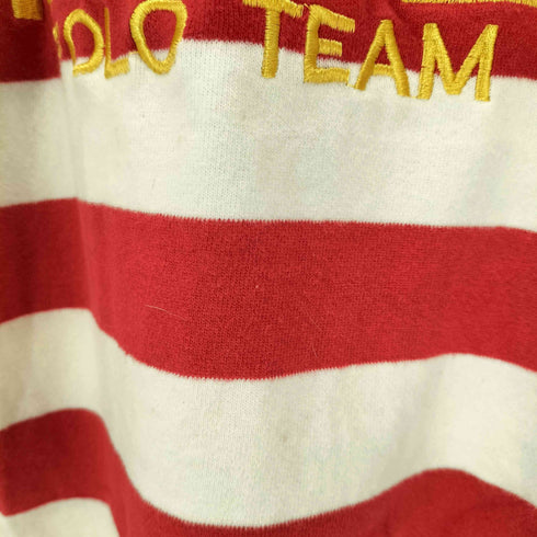 ポロバイラルフローレン Polo by RALPH LAUREN 90s CUSTOM FIT MERCER 刺繍 ナンバリングラガーシャツ メンズ JPN:L