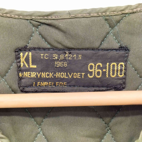 ダッチアーミー DUTCH ARMY 60S オランダ陸軍 キルティング ライナー ジャケット 68年製 メンズ 96-100