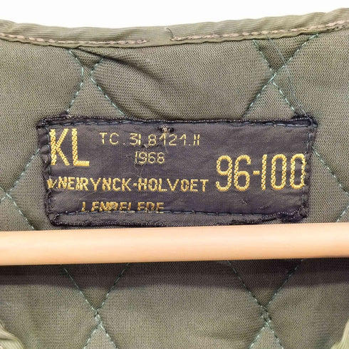 ダッチアーミー DUTCH ARMY 60S オランダ陸軍 キルティング ライナー ジャケット 68年製 メンズ 96-100