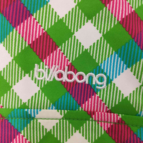 ビラボン BILLABONG チェック柄スノボウェア レディース import:M