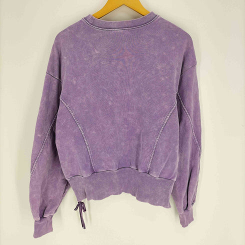 メゾンスペシャル MAISON SPECIAL 23AW Side Zip Pigment Crew Neck Sweat サイドジップ ピグメント クルーネック スウェット トレーナー レディース FREE