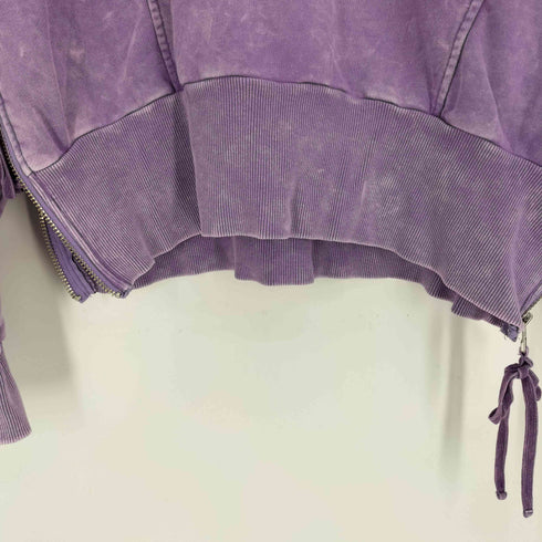 メゾンスペシャル MAISON SPECIAL 23AW Side Zip Pigment Crew Neck Sweat サイドジップ ピグメント クルーネック スウェット トレーナー レディース FREE