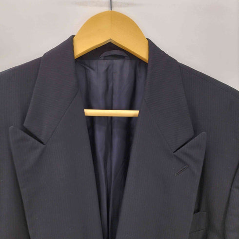 ジョルジオアルマーニ Giorgio Armani Striped double tailored jacket イタリア製 ウール シルク ナイロン ストライプ ダブルブレスト テーラードジャケット メンズ EUR:46