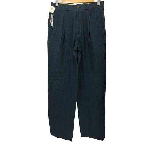 ヒルトン HILTON イタリア製 コットンリネン 2タックスラックス メンズ JPN:48