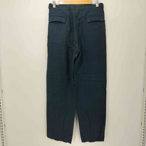 ヒルトン HILTON イタリア製 コットンリネン 2タックスラックス メンズ JPN:48